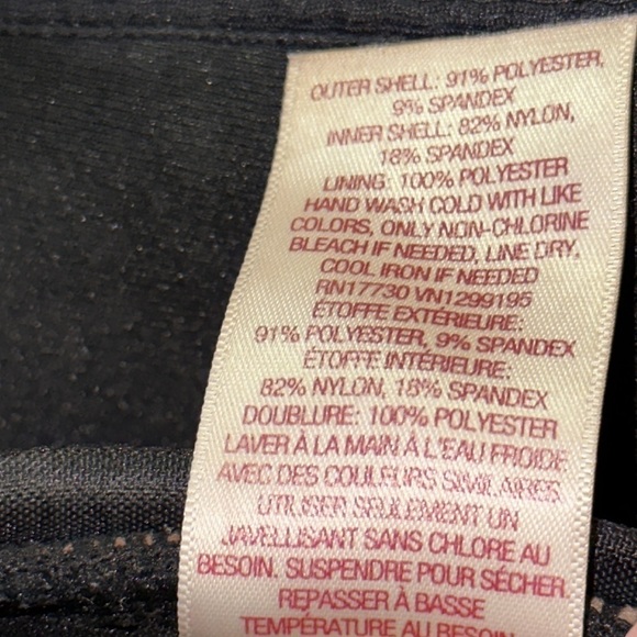 Merona 2-Piece Black Swim Dress Open Midline Laser Cut Top w/Ruched Full Bottom - Picture 8 of 10